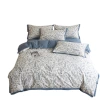Autumn and winter collection, Class A washed cotton and linen four-piece set, double-layer yarn all-cotton three-piece set, pure cotton bed sheets, duvet covers and bedding Item Picture
